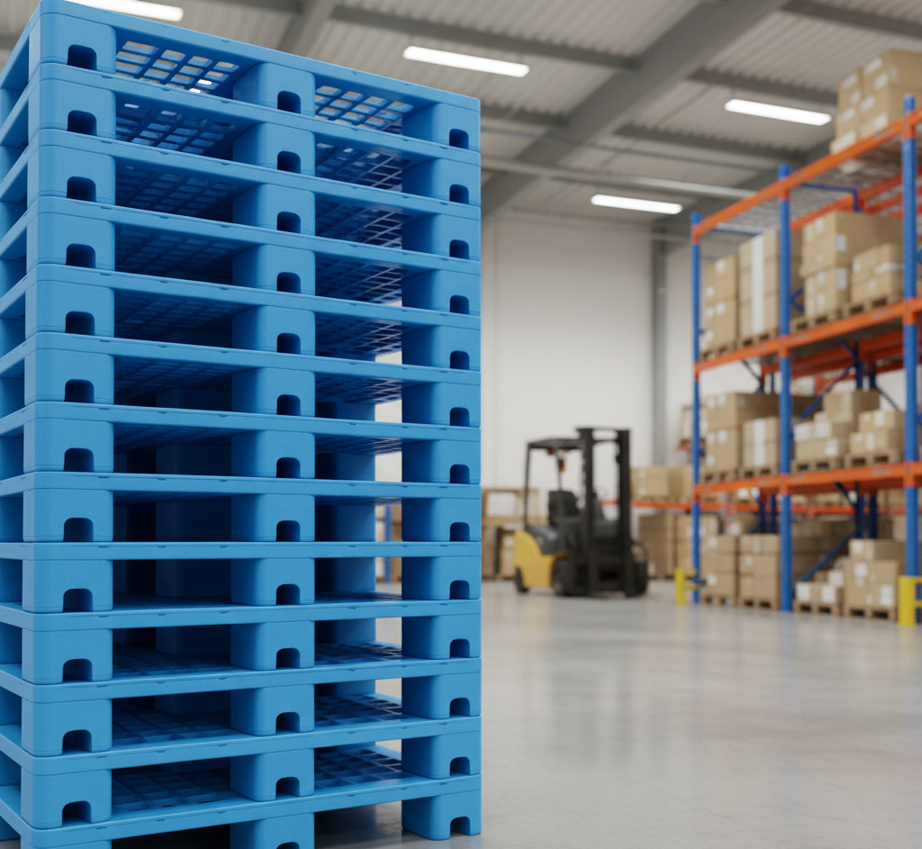 nestable plastic pallets